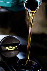 Image showing Fresh motor oil