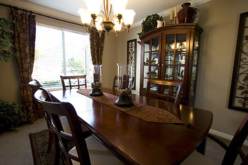 Image showing Trendy Modern Dining Room