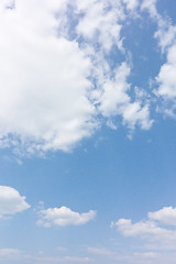 Image showing blue sky backgound