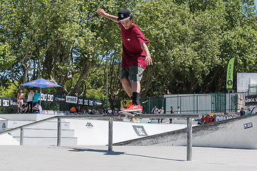 Image showing Thiago Borges during the DC Skate Challenge