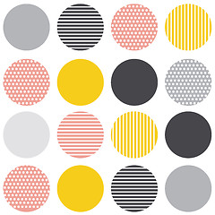 Image showing scandinavian geometric modern seamless pattern