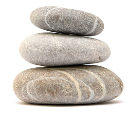 Image showing balancing pebble stones