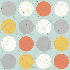 Image showing scandinavian geometric modern seamless pattern
