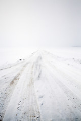 Image showing road in winter