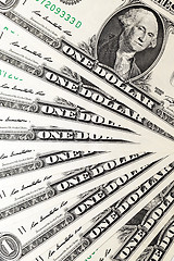 Image showing American dollars, close-up