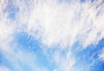 Image showing photographed the sky with clouds