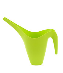 Image showing Stylish green watering can