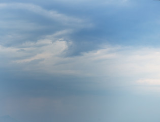 Image showing blue rainy sky