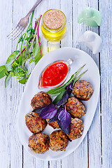 Image showing meatballs