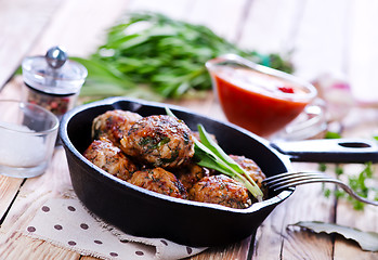 Image showing meatballs