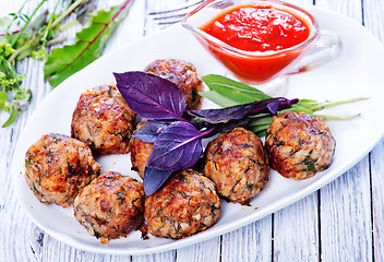 Image showing meatballs