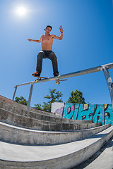 Image showing Daniel Ferreira during the DC Skate Challenge