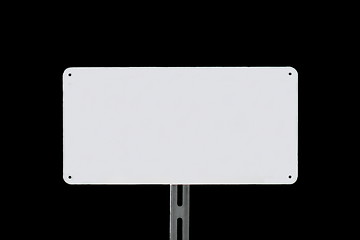 Image showing White Sign Black (6437)