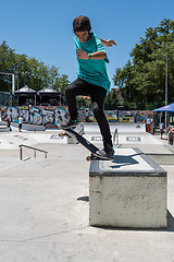 Image showing Alfredo Santos during the DC Skate Challenge