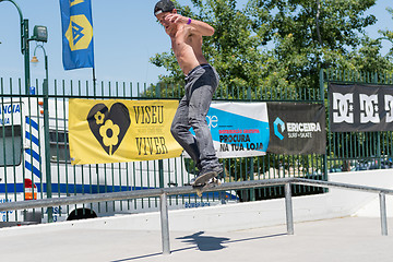 Image showing Claudio Costa during the DC Skate Challenge