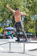 Image showing Claudio Costa during the DC Skate Challenge