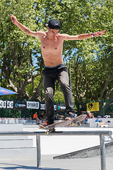 Image showing Daniel Ferreira during the DC Skate Challenge