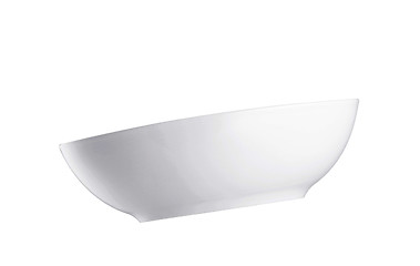 Image showing White bowl isolated on white background