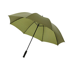 Image showing Classic Green Umbrella Isolated on White