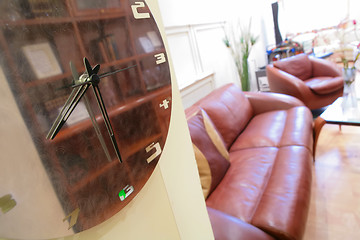 Image showing wall clock in interior