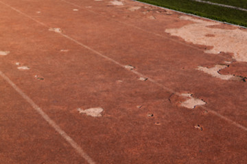 Image showing spoiled jogging track