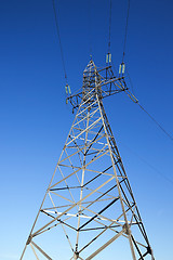 Image showing High-voltage power poles