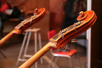 Image showing fragment of the contrabass