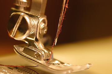 Image showing Sewing Needle, Detail of the Sewing Machine