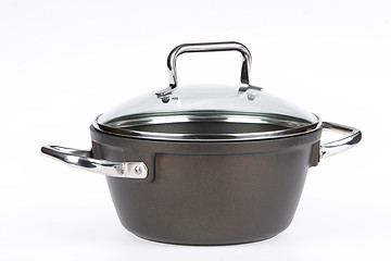 Image showing new metallic saucepan