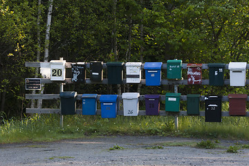 Image showing mail boxes