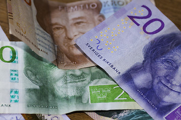 Image showing swedish bills