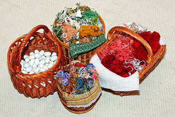 Image showing Silk in basket