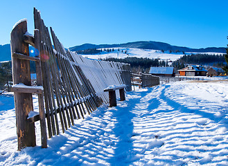 Image showing Winter mountains