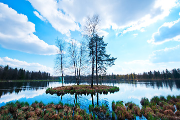 Image showing Autumn lake