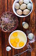 Image showing Eggs pheasant