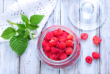 Image showing fresh raspberry