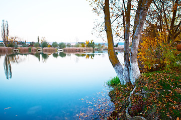 Image showing Autumn lake