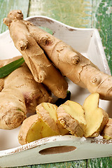 Image showing Fresh Raw Ginger