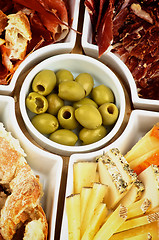 Image showing Various Spanish Snacks