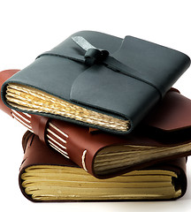 Image showing Handmade Leather Notepads