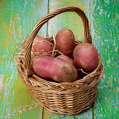 Image showing Raw Red Potatoes