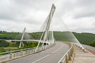 Image showing Terenez bridge in Brittany