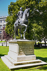 Image showing Statue of Kaiser Franz I. Stephan von Lothringen in Vienna, Aust