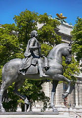 Image showing Statue of Kaiser Franz I. Stephan von Lothringen in Vienna, Aust