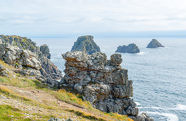 Image showing Pointe de Pen-Hir in Brittany