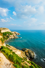 Image showing Sea and mountains in Crimea