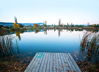 Image showing Autumn lake