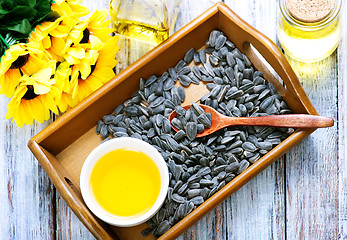 Image showing sunflower seeds