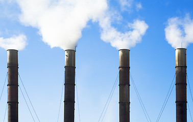 Image showing chimneys