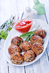 Image showing meatballs